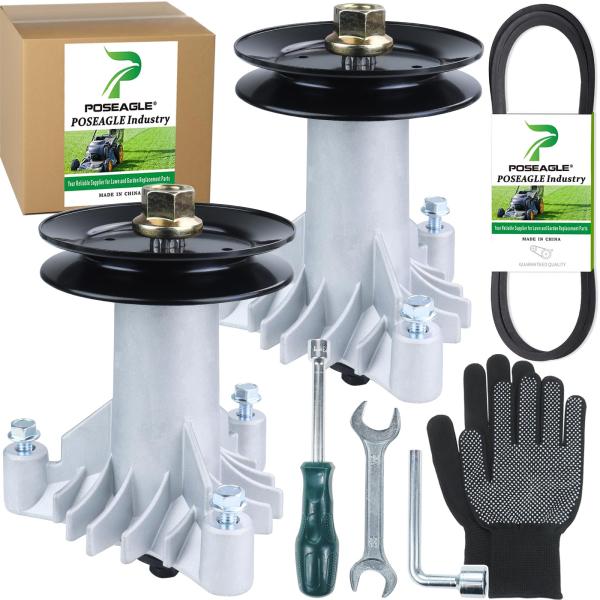 【並行輸入品】POSEAGLE 2 Pack 532130794 Spindle Assembly with 532173434 Spindl