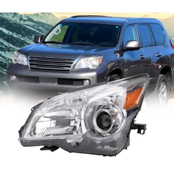 【並行輸入品】ヘッドライトアセンブリ レクサス 2010 2011 2012 2013 GX460 なし ALLIGATOR AUTO LIGHTS AALC3