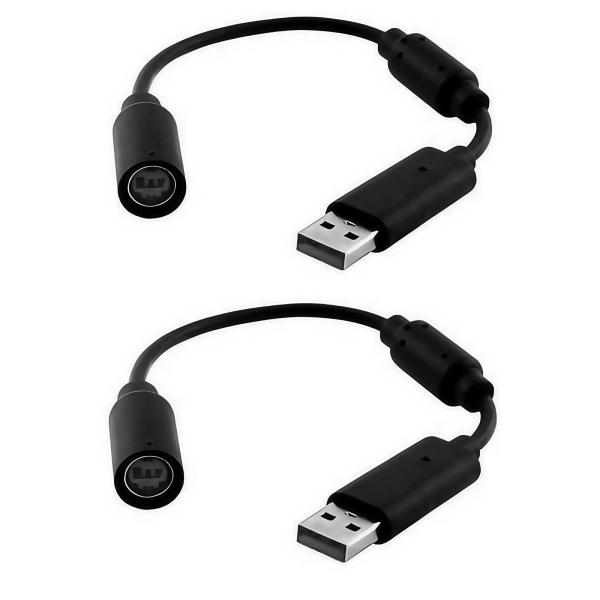 並行輸入品】Zhuluck 2個 ブラック USB ブレークアウェイ PC ケーブル