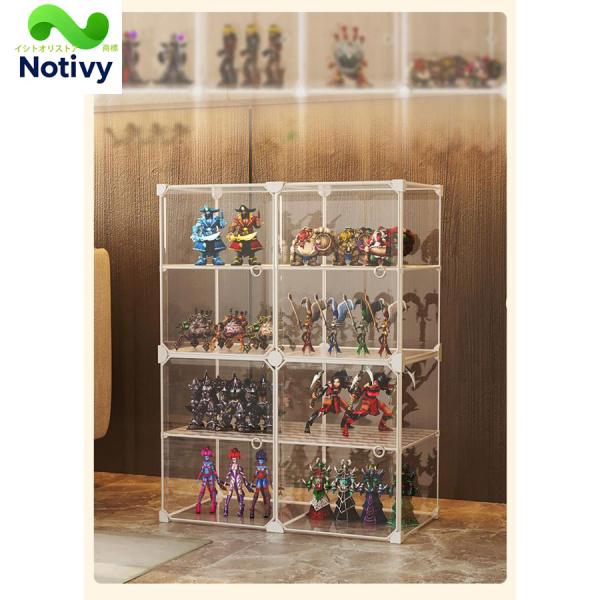 【収納のお悩み解決】見た目や雰囲気に影響を与える、物が散らかったり紛失したりする心配はありません。 仕切りは取り外し可能で、大きな荷物にも対応可能です。 6面が透明なので、よりはっきりと見ることができます。【ディスプレイボックスのメリット】...