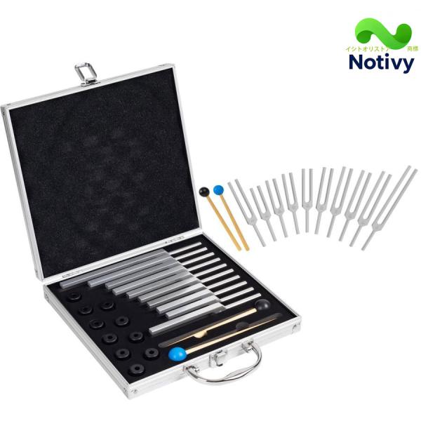 音叉チャクラ、チャクラ音叉セット、コード化された音叉の10本セット