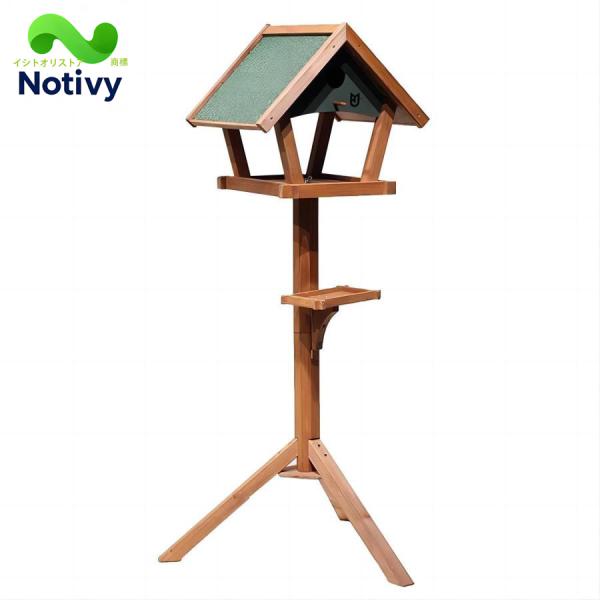 【耐久性のある素材】バードフィーダーは耐久性のある実木で作られている、丈夫で長持ちします。軽量素材で移動しやすいし、水の入れ替えにも便利です。【保護】傾斜屋根が雨から鳥の種を保護します。 鳥たちが好む木陰を作る屋根の下には、強い日差しや雨か...