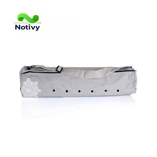 商品名: ヨガバックパック 色: 赤、アーミーグリーン、黒、灰色、紫、青 - サンスクリット語生地：コットンキャンバス、210 Dポリエステル裏地 バッグの長さ：70 cm、直径：約18 cm 適切：幅61 cm-68 cm、厚さ0.8 c...