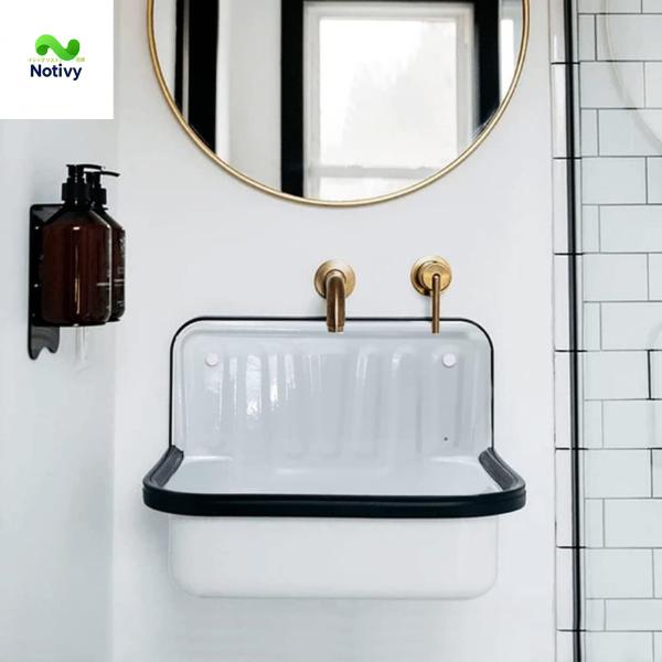 新登場ステンレス鋼壁掛けシングルボウルシンク43x33x36cm