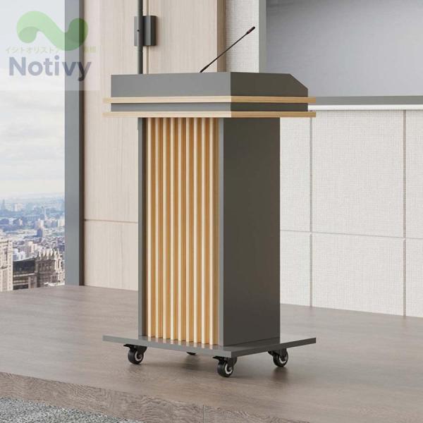 【立て式移動可能講演台】人間工学に基づいた立て式移動可能講演台は、座るから立ちまで高さも調整できます。 4つのキャスターにより、使用時にスムーズに移動できます。仕事でスピーチをするときの日常生活を満足させます。【大きな収納スペース】演台は十...