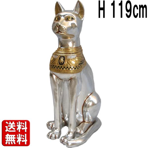 猫の女神(120cm) 古代 エジプト 神 巨大 オブジェ 大きい ねこ ネコ