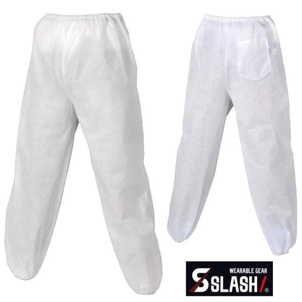 SLASH 不織布ズボン 35 透湿 撥水 三層不織布 ヤッケ パンツ 安い おしゃれ かっこいい シンメン :S35:はたらくヒト支え隊 通販  