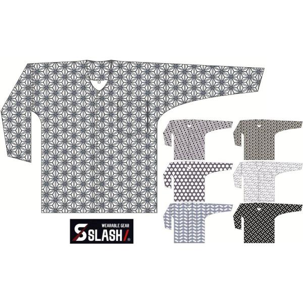 送料無料】SLASH 鯉口シャツ 綿100% M〜3L 和柄 春夏 ダボシャツ 送料無料】SLASH 鯉口シャツ 綿100% M〜3L 和柄 春夏 ダボシャツ