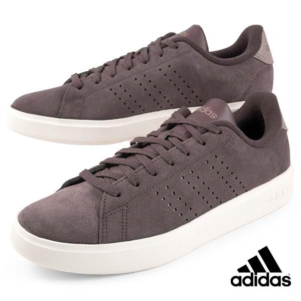 adidas アディダス ADVANCOURT 2.0 JI1598 茶 スエード 天然皮革 adidas アディダス ADVANCOURT 2.0 JI1598 茶 スエード 天然皮革