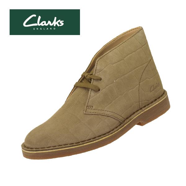 クラークス Clarks Desert Boot 2 26161524 デザートブーツ タンクロコ ベージュ 本革 レディース 日本正規品