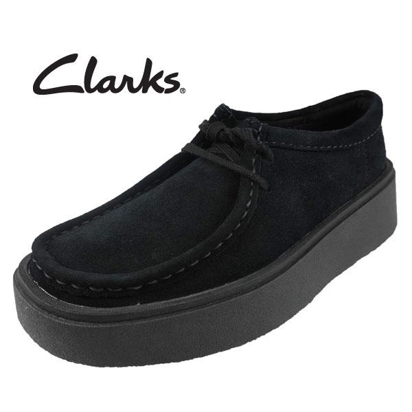 Clarks クラークス Torview W トービュー ローカット 26184944 厚底 黒
