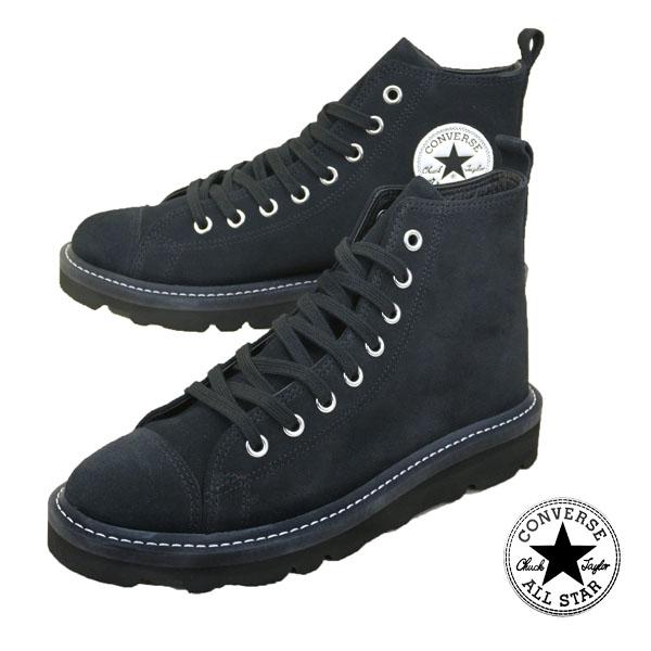 コンバース CONVERSE SUEDE ALL STAR LONGLIFE HI スエード オールスター ロングライフ ハイ ワークブーツ 1CL884 黒 メンズ :cvas1cl884:クリックマーケットMASUYA 通販 コンバース ロングライフ ALL STAR LONGLIFE 26.5