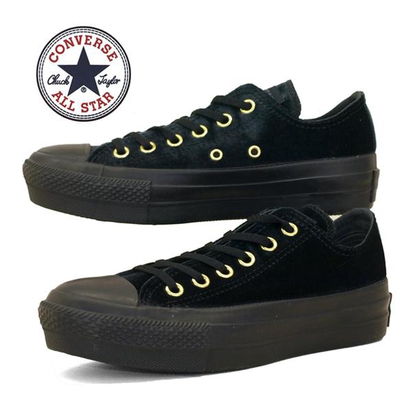 コンバース Converse All Star Plts Velvet Mn Ox 741 オールスター 厚底 ベルベット オックス 黒 レディース Cvas5sc741 クリックマーケットmasuya 通販 Yahoo ショッピング