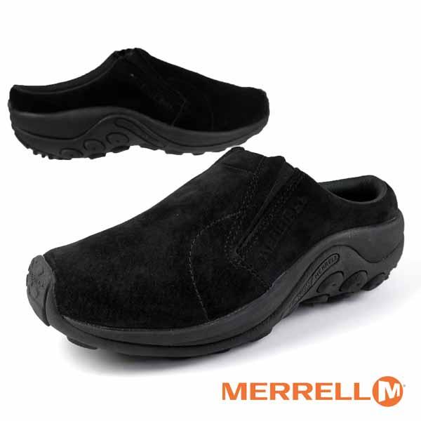 Merrell ブラック サボ・クロッグサンダル MERRELL [35％OFF] メレル JUNGLE SLIDE ジャングル スライド 黒