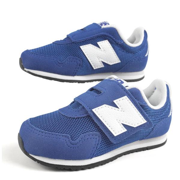 〔14cm~15cm〕【クリアランス特価】ニューバランス New Balance IV323 CA 子ども ベルクロ マジックベルト 軽量スニーカー ブルー ベビー/キッズ 送料無料