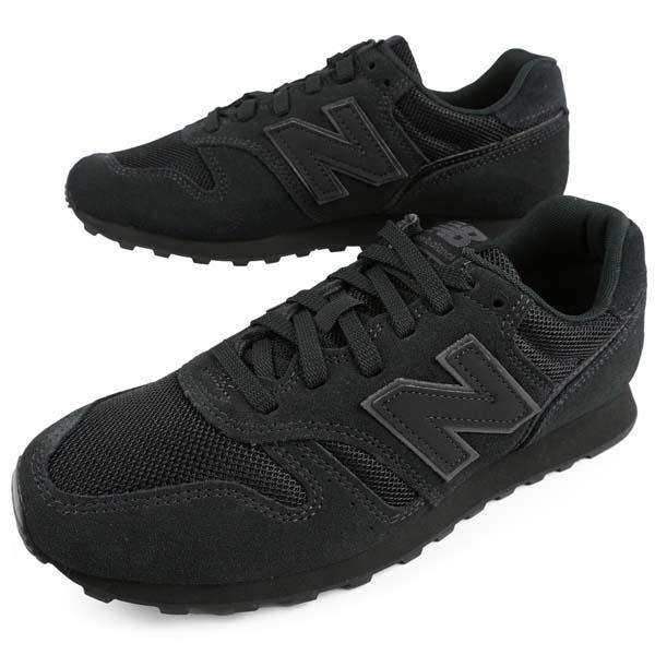 【クリアランス特価】ニューバランス New Balance M373 253 ブラック Dワイズ ランニング ウォーキング トレーニング レザースニーカー ジョギング メンズ