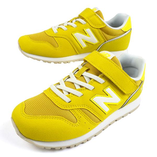 19cm~24cm【クリアランス特価】ニューバランス New Balance Y373 20K ベルクロ ランニングシューズ イエロー 子ども小学生 スニーカー ジュニア/キッズ 送料無料