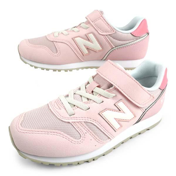 19cm~24cm【クリアランス特価】ニューバランス New Balance Y373 9V4 ベルクロ ランニングシューズ ピンク 子ども 小学生 スニーカー ジュニア/キッズ 送料無料