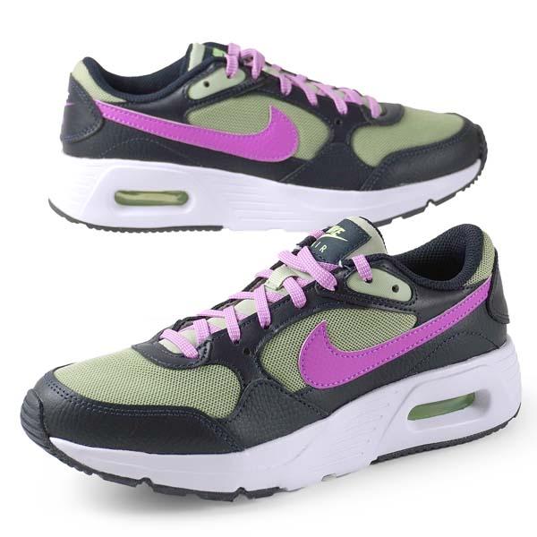 NIKE ナイキ AIR MAX SC エア マックス (GS) CZ5358-300 黒緑紫 NIKE ナイキ AIR MAX SC エア マックス (GS) CZ5358-300 黒緑紫