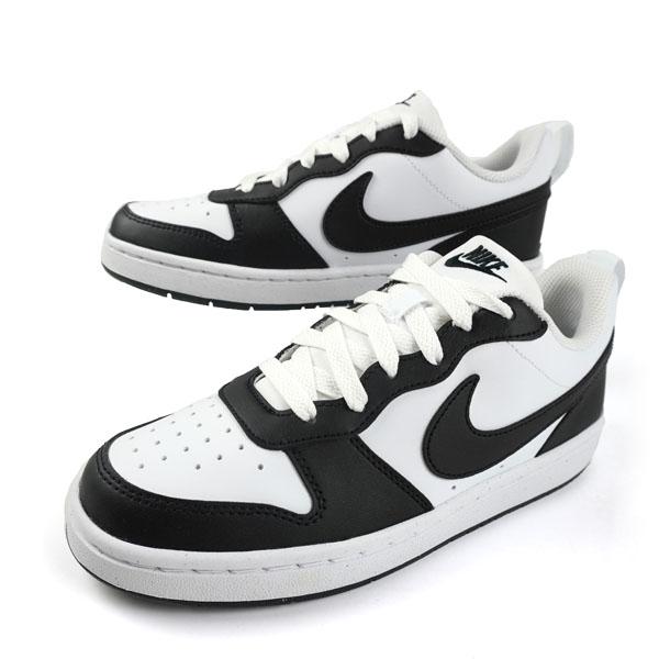 NIKE（ナイキ） NIKE COURT BOROUGH LOW RECRAFT(GS) DV5456-131 白黒