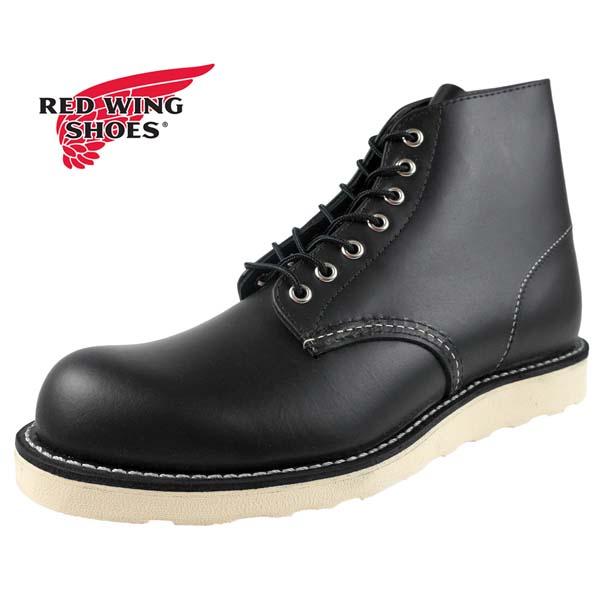 靴 RED WING SHOES 8165 Red Wing 8165 Lace-Up Classic Work Round Toe Leather Boots