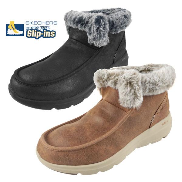 スケッチャーズ ファーブーツ スケッチャーズ SKECHERS レディース ブーツ ファー ON-THE-GO JOY