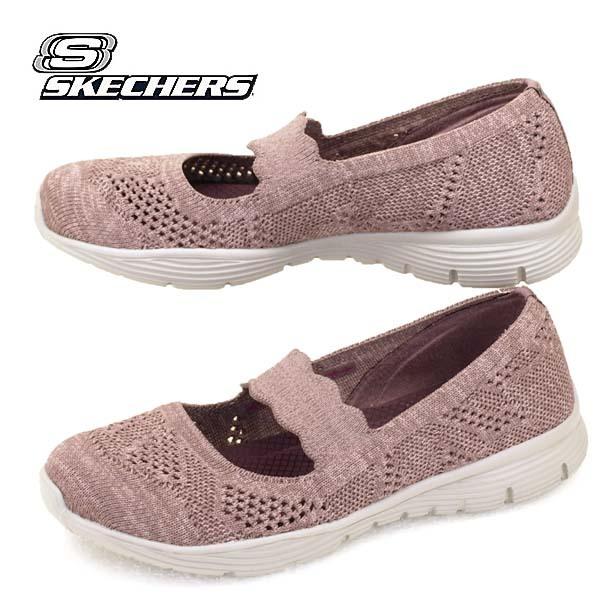 スケッチャーズ Skechers Seager Pitch Out Mve 藤色 ストレッチフィット スリッポン メッシュ バレエシューズ レディース Skmve クリックマーケットmasuya 通販 Yahoo ショッピング