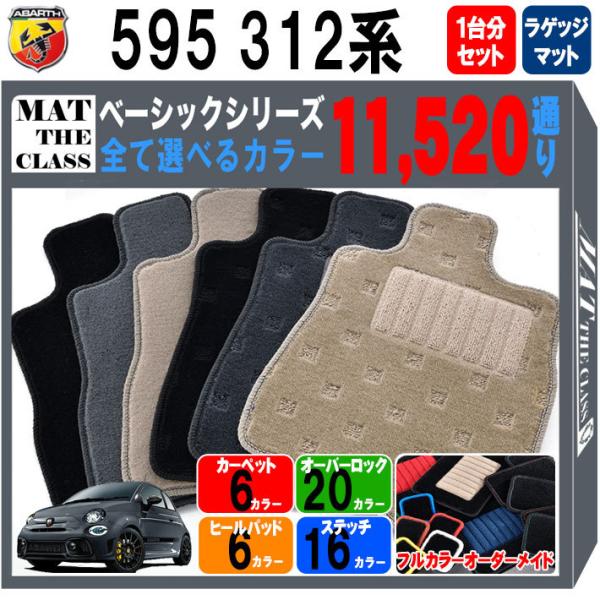三連休限定値下げ アバルト595 マッキナ ラゲッジマット - メルカリ