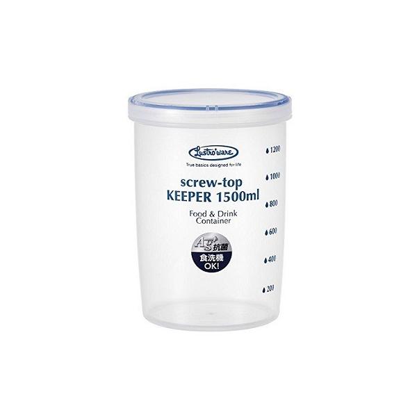 他サイト： 密閉容器 保存容器 抗菌 スクリュートップキーパー 1500mL 深型（1個入）/ 岩崎工業　掃除Kの商品画像