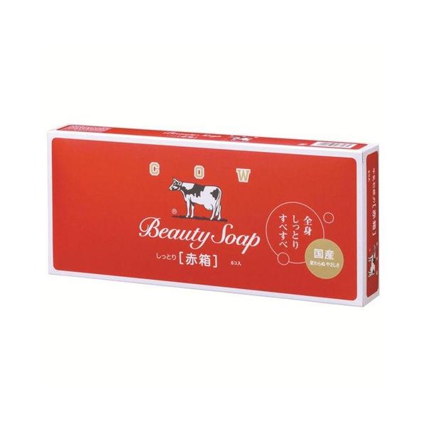 カウブランド 赤箱（85g×6個入） ローズ調の香り　国産　石けん/ 牛乳石鹸