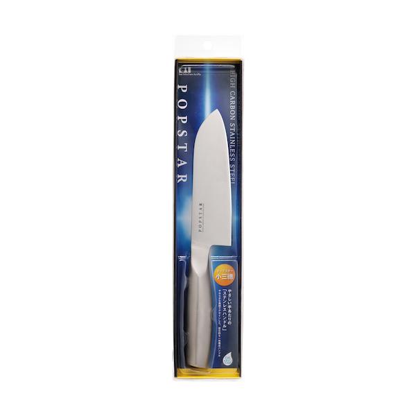 他サイト： KAI ハイカーボンステンレス 小三徳 包丁 145mm ポップスター AB5113 / 貝印の商品画像