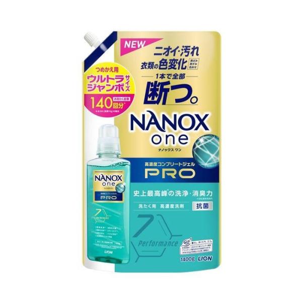 (送料無料)(まとめ買い・ケース販売)ナノックス ワン（NANOX one）PRO プロ 詰替え ウルトラジャンボ　特大（6個セット）/ ライオン