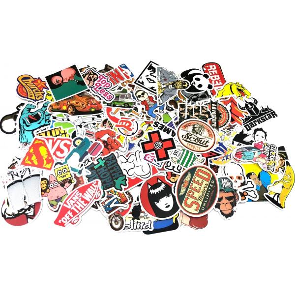 ステッカー 防水シール おもしろキャラ ステッカーボム 100枚 タイプｃ ポイント消化 Buyee Buyee 日本の通販商品 オークションの代理入札 代理購入