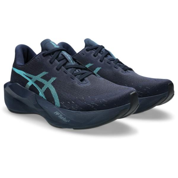 アシックス ノヴァブラスト６ NOVABLAST 6 1011C243-402 ランニングシューズ MIDNIGHT/ENERGY AQUA
