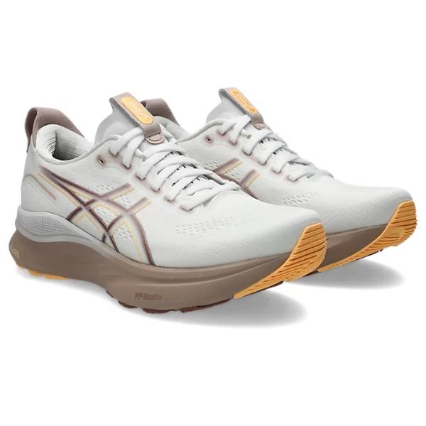 アシックス　ゲルカヤノ３２　GEL-KAYANO 32　1012B838-101　レディスランニングシューズ　White/Orange Glow