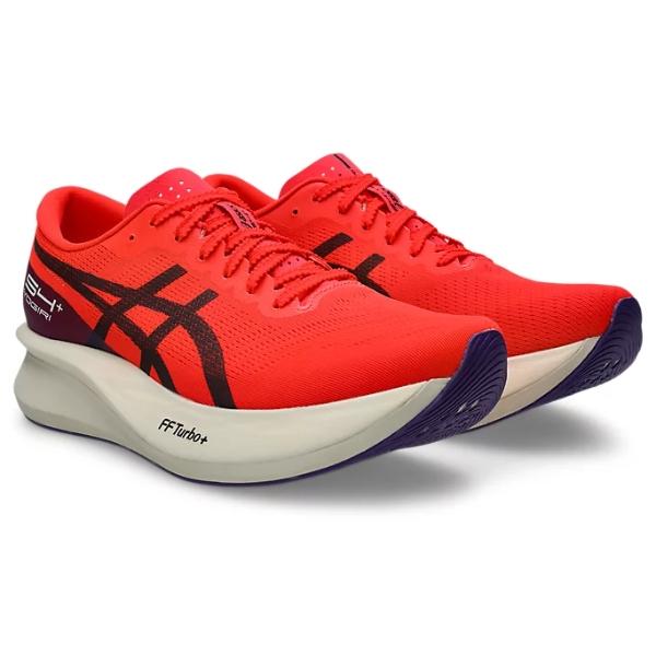 アシックス　S4+ YOGIRI　1013A158-600　ランニングシューズ　 Flash Red/Carrier Grey