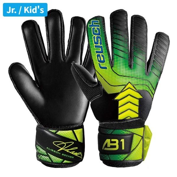 ロイシュ REUSCH アトラクト AB1 ソリッド ジュニア 5562554-7052 サッカー GKグラブ / ゴールキーパーグローブ ブラック/セイフティイエロー