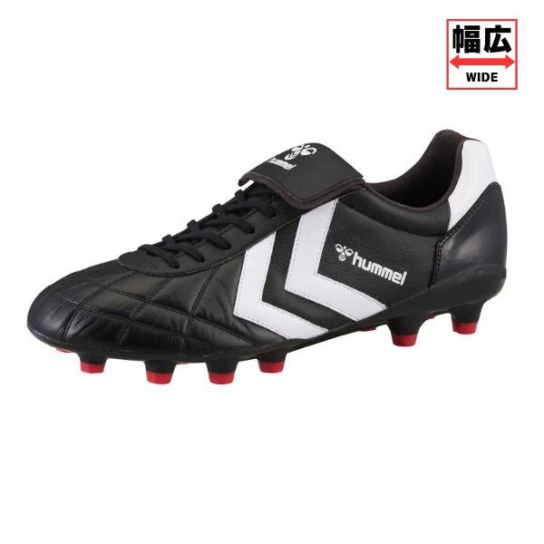 ヒュンメル hummel ヴォラート3 PRO OLD SCHOOL WIDE HAS1253W-9020 サッカースパイク ワイドモデル(3E) ブラック×レッド