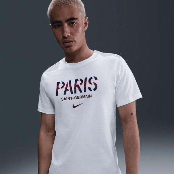 【新品希少Mサイズ】ナイキ　パリサンジェルマン　Tシャツ Mサイズ】NIKE×パリサンジェルマン Tシャツ ネイビー - メルカリ