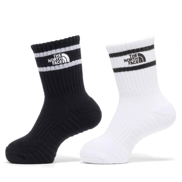 ザ・ノース・フェイス TNF ラン 2P クルー（キッズ） NNJ82511-KW 2足