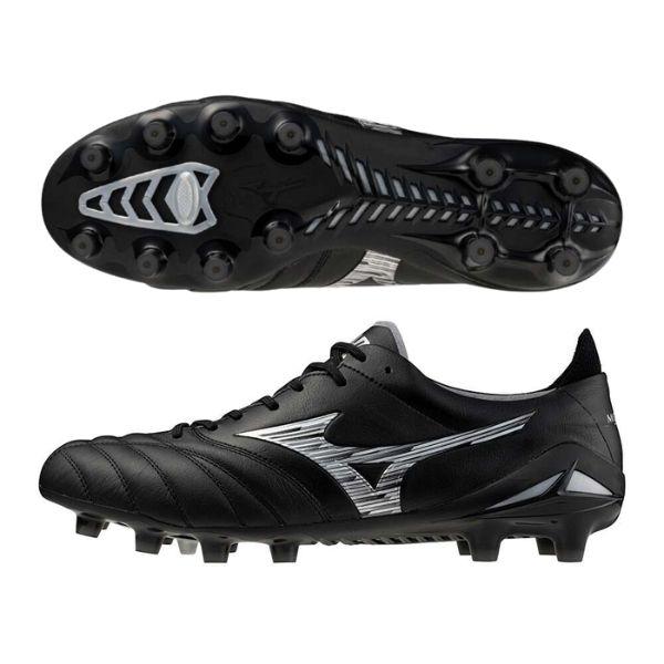 【美品】ミズノモレリアネオ 4 ジャパン P1GA243003ブラック×シルバー MORELIA ミズノ MIZUNO モレリアネオ4 JAPAN / NEO IV JAPAN