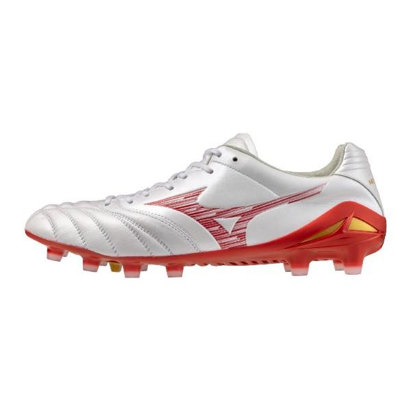 【新品未使用】ミズノモナルシーダネオ3エリート　ホワイトパール×レッド28.5㎝ MIZUNO（ミズノ） モナルシーダネオ 3 エリート / MONARCIDA NEO III