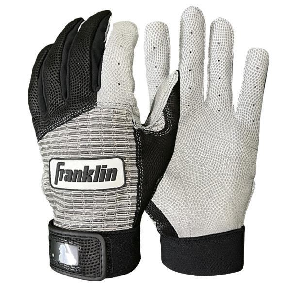 フランクリン Franklin 　限定　バッティンググローブ　カスタム　バリー・ボンズモデル　P490836-BLK/GRY　野球 バッティング手袋  両手用