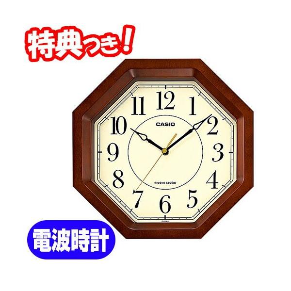 八角形木製掛時計 掛時計（寄木入り八角時計） (メーカー名：山口木工