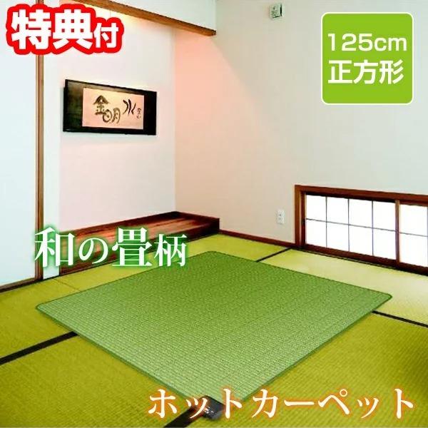 広電(KODEN) ホットカーペット 1畳 畳柄 正方形