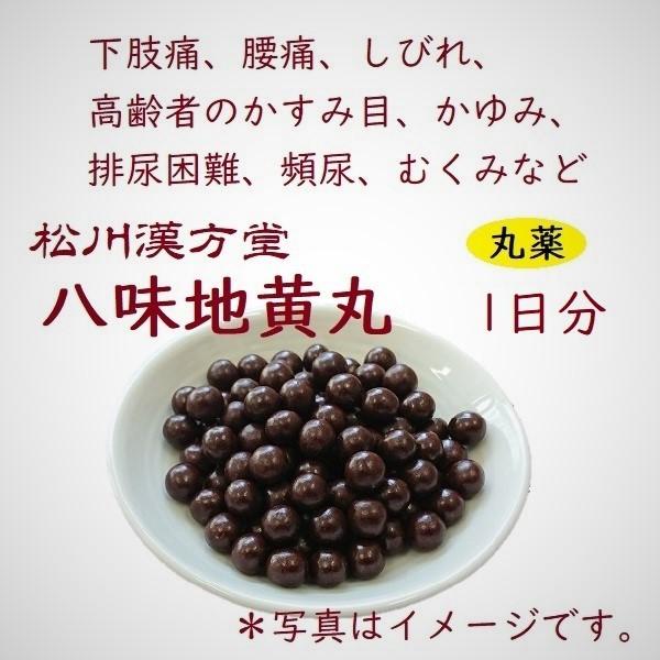 漢方薬 夜間頻尿 八味地黄丸 はちみじおうがん 1日分 薬局製剤 丸薬 むくみ 冷え 腰痛 糖尿病 老化 耳なり 不妊 倦怠感 しびれ 尿漏れ 7番 Mk365g01 漢方専門 山田薬局 まつかわ漢方堂 通販 Yahoo ショッピング