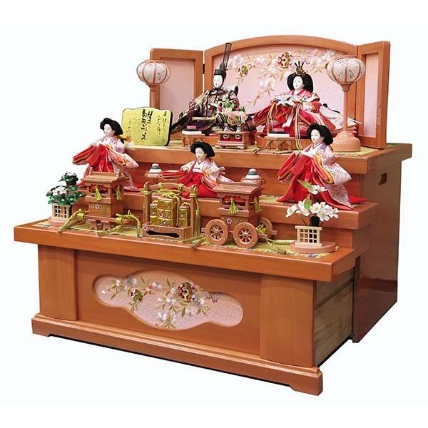 雛人形 コンパクト パールピンク 引出収納三段飾り 千匠作 五人揃い オリジナル ひな人形 Buyee Buyee 日本の通販商品 オークションの代理入札 代理購入