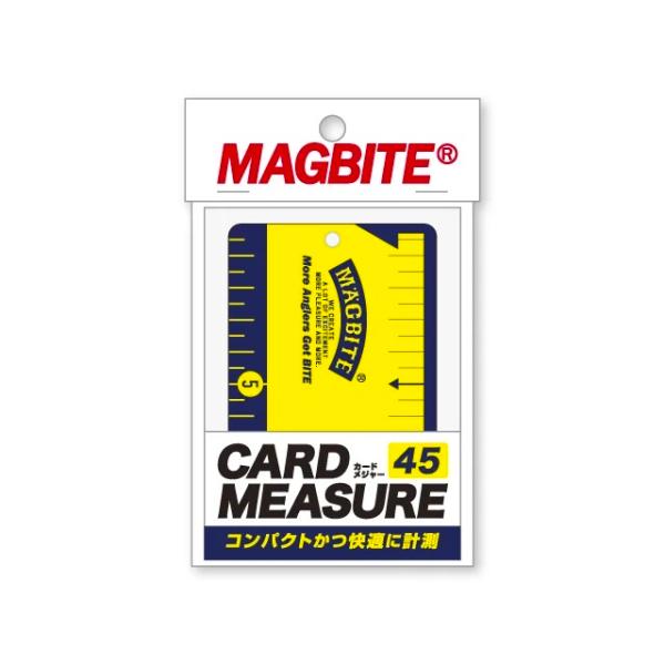 （クリックポスト発送）マグバイト　カードメジャー４５　#03イエロー　MAGBITE CARD MEASURE45