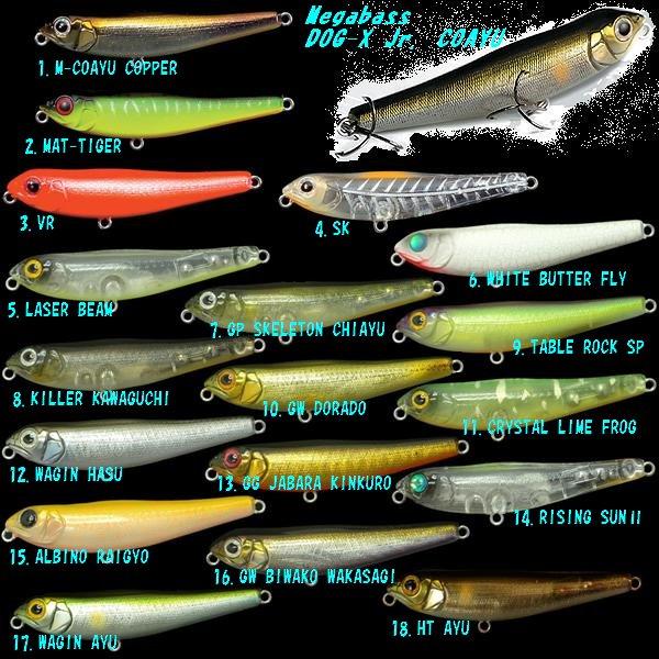 Megabass DOG-X Jr. COAYU (メガバス ドッグX Jr. コアユ Megabass DOG-X Jr. COAYU (メガバス ドッグX Jr. コアユ