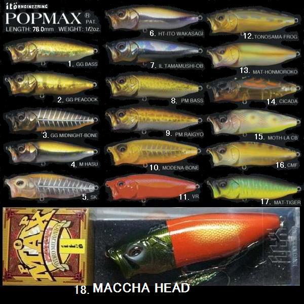 Megabass　POP　MAX　（メガバス　ポップＭＡＸ） :mb-popmax:松本釣具店Yahoo!店 - 通販 - Yahoo!ショッピング